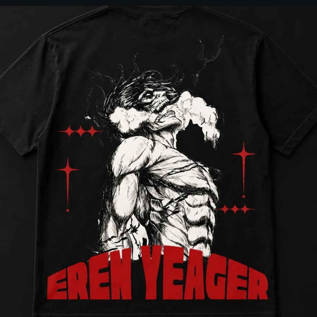 EREN (AOT) UNISEX OVERSIZED TEES