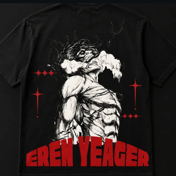 EREN (AOT) UNISEX OVERSIZED TEES