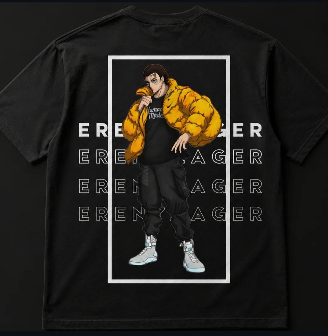 EREN (AOT) UNISEX OVERSIZED TEES