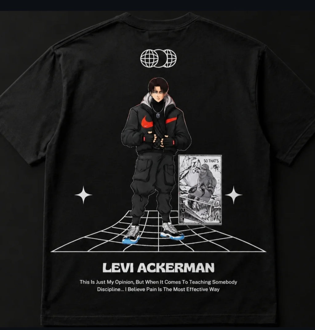 LEVI (AOT) UNISEX OVERSIZED TEES