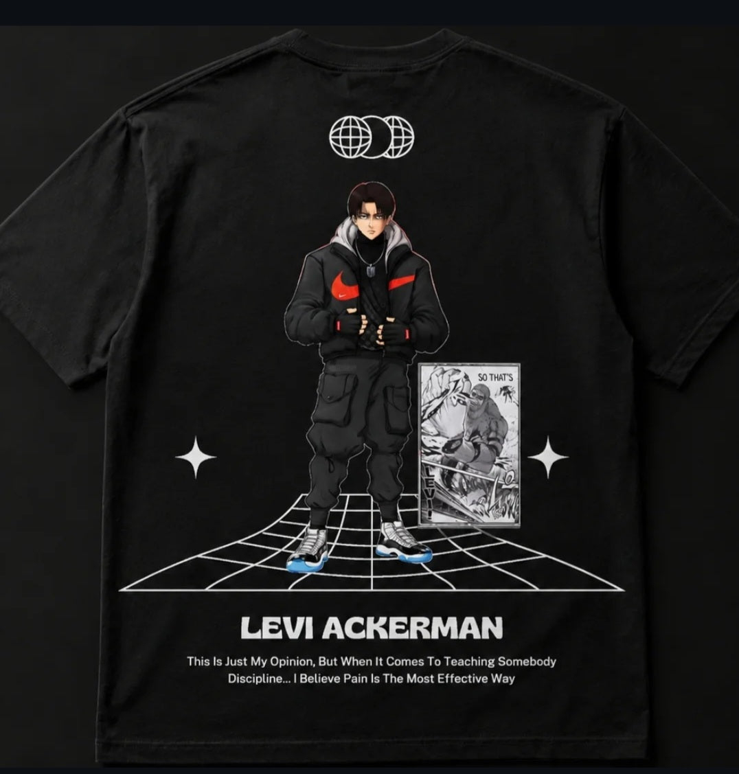 LEVI (AOT) UNISEX OVERSIZED TEES