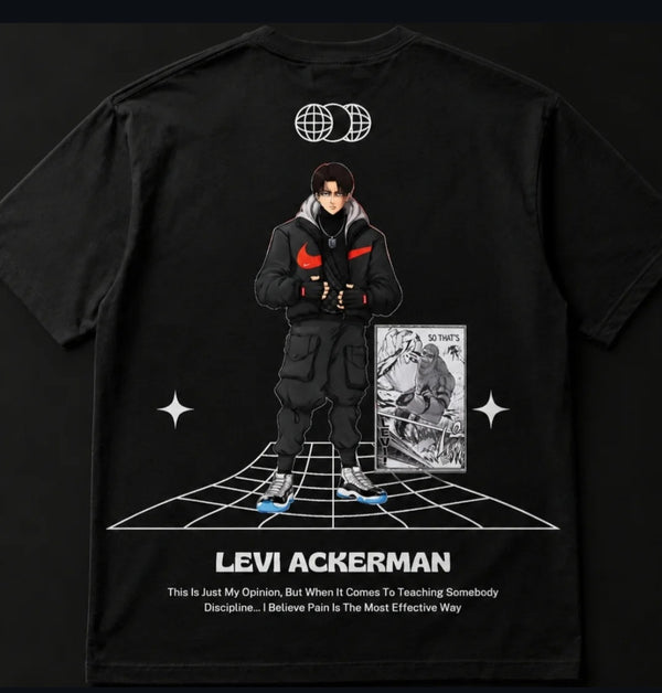 LEVI (AOT) UNISEX OVERSIZED TEES