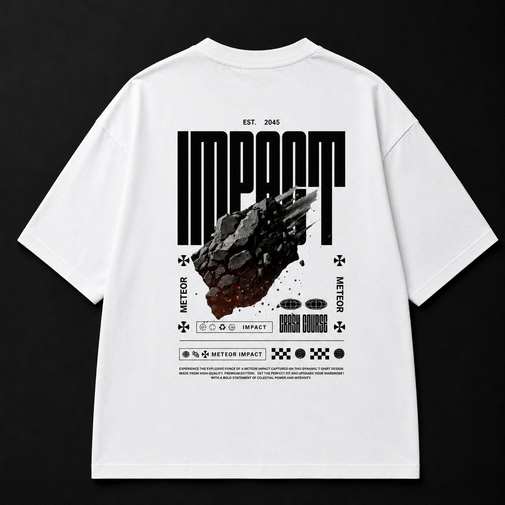 IMPACT SPACE UNISEX OVERSIZED TEES