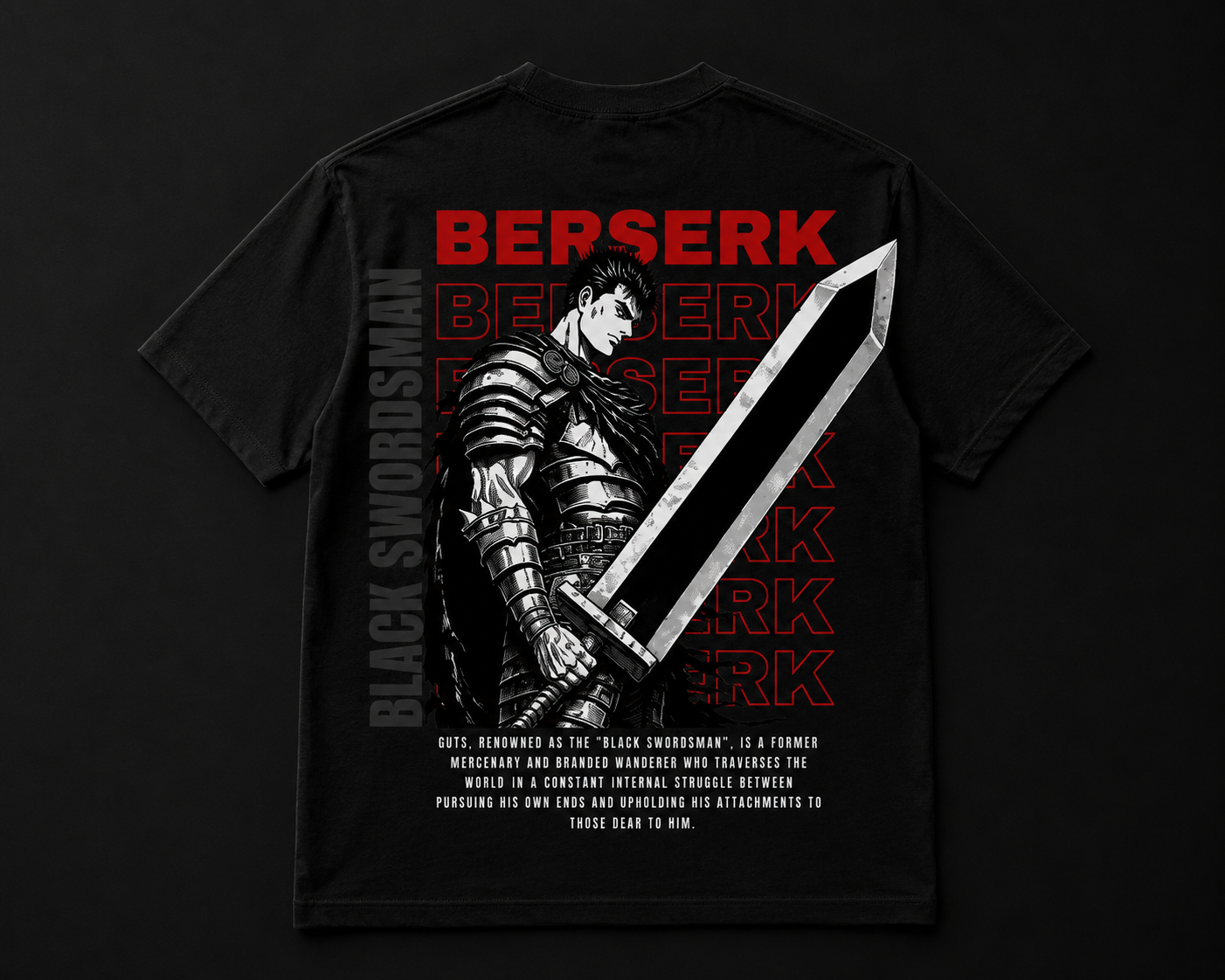 BERSERK UNISEX OVERSIZED TEES