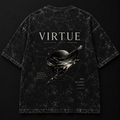 VIRTUE ACID WASH UNISEX OVERSIZED TEES