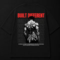 BUILT DIFFERENT UNISEX OVERSIZED TEES